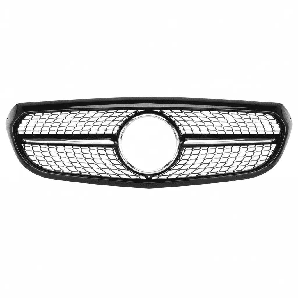 A-Class W177 Diamond Grille (Black + Chrome)