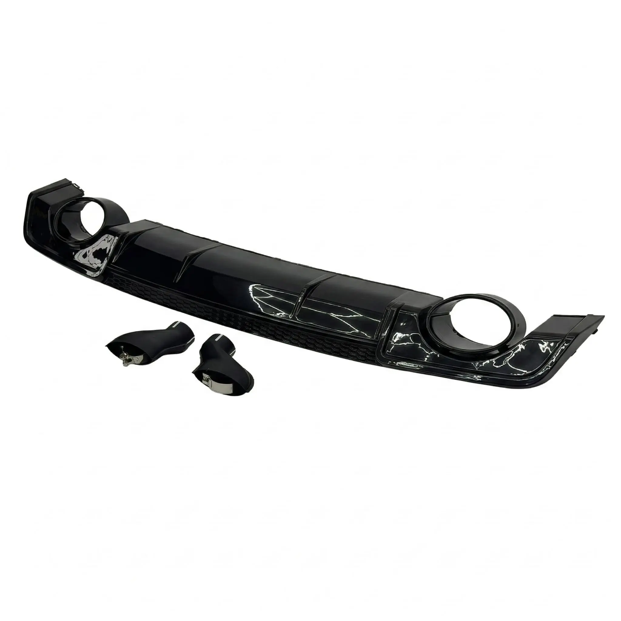 Audi A3 Rear Diffuser with Muffler (Normal) (2014-2016)