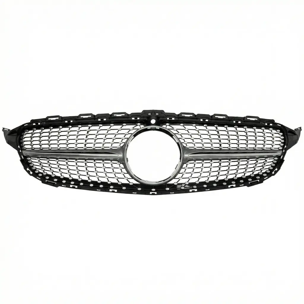 C-Class W205 Diamond Grille (19-21, with camera)