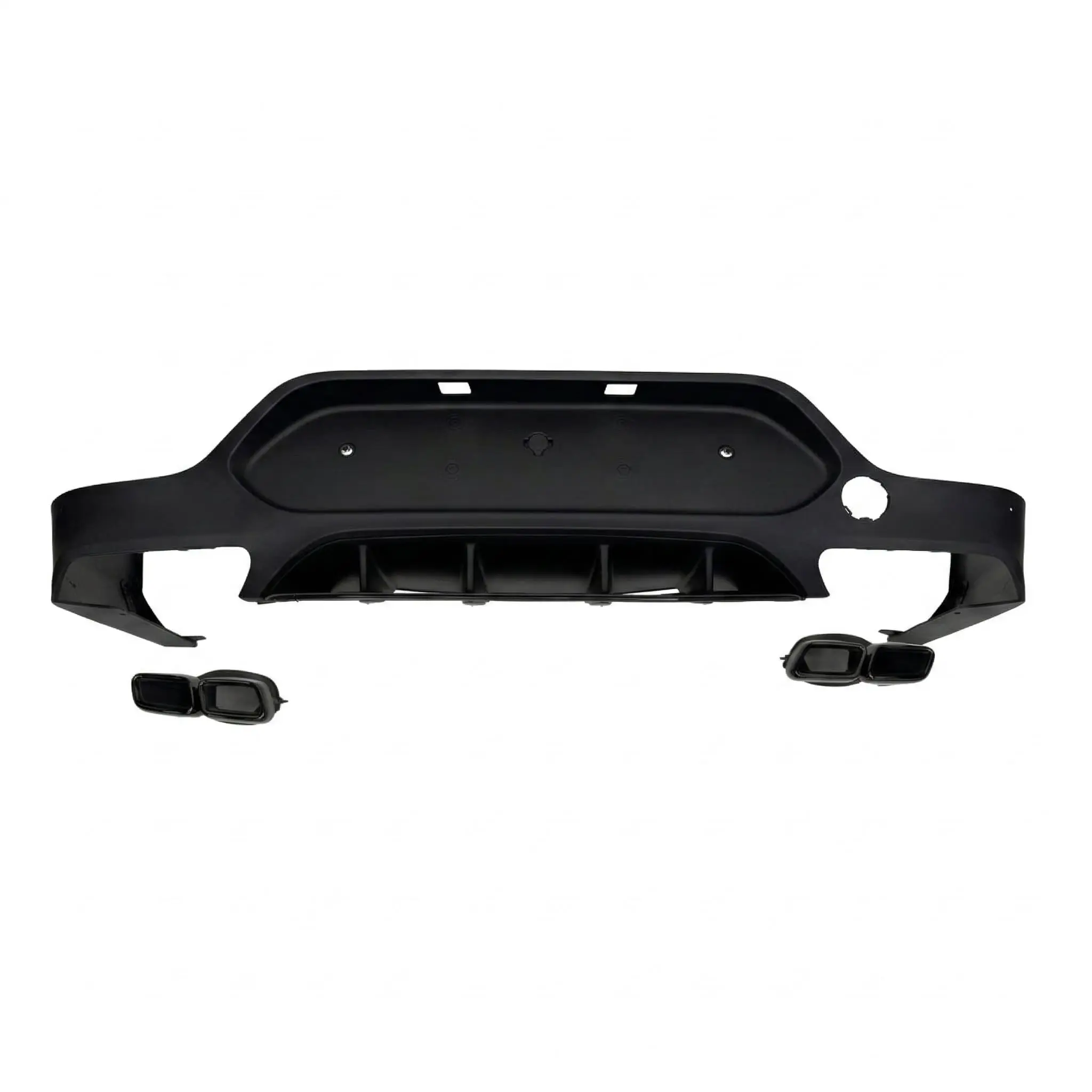 GLC C253/X253 Rear Bumper-Diffuser with Βlack Μuffler (2016-2022)