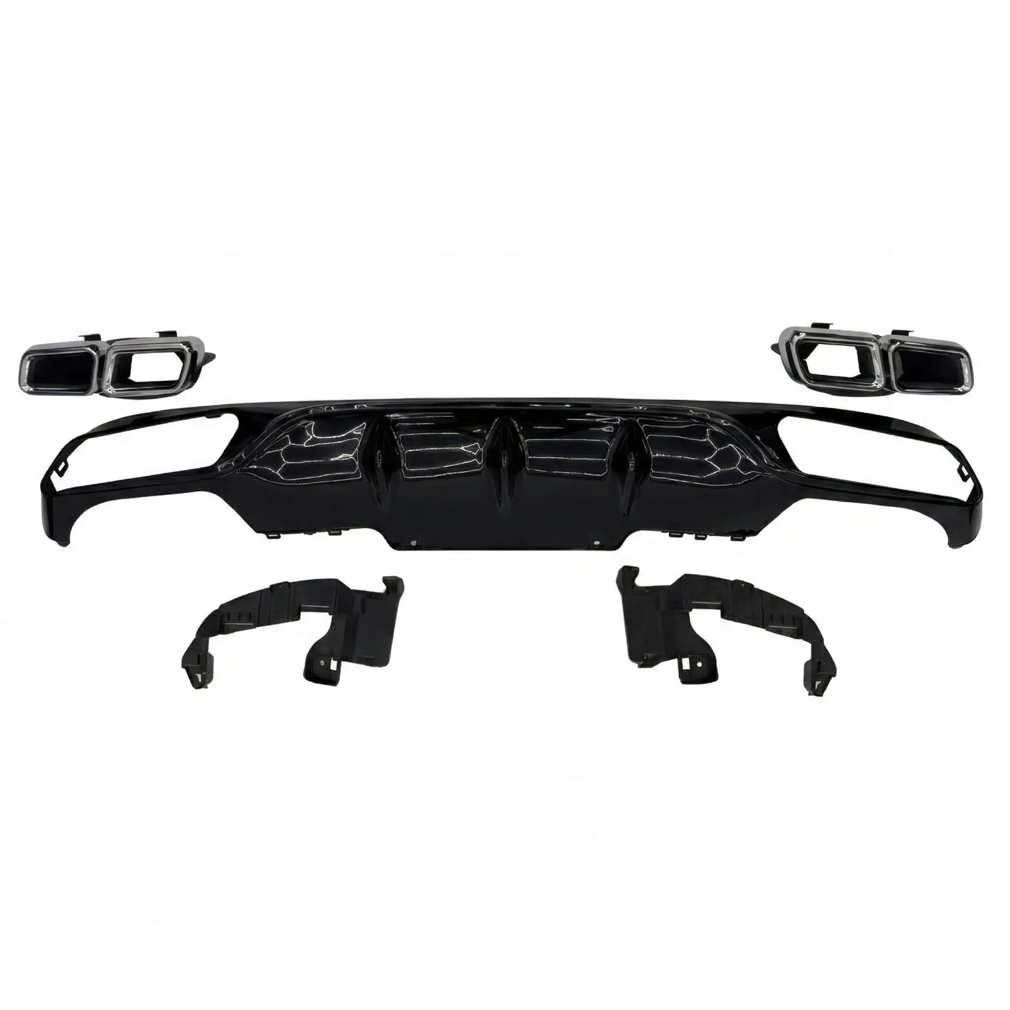 W213 E63 Rear Diffuser with Muffler