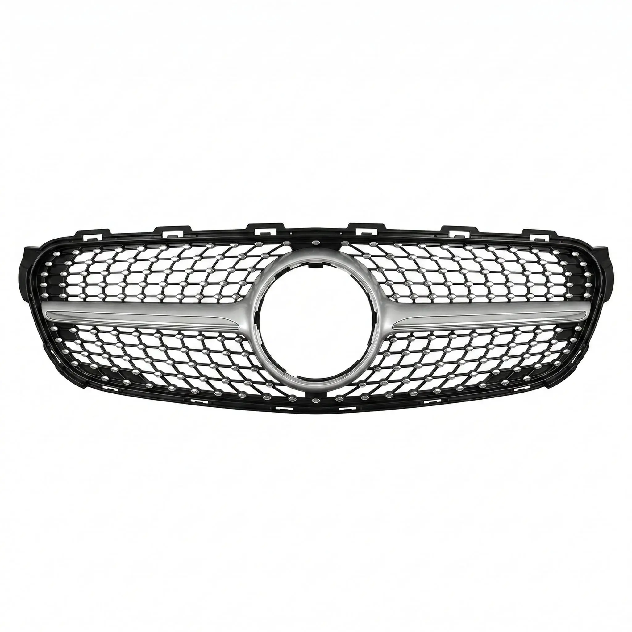 GLA-Class X156 Diamond Grille (16-18, Black:Chrome)
