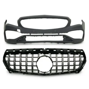 W176 A45 Front Bumper with Grill (2015–2018)