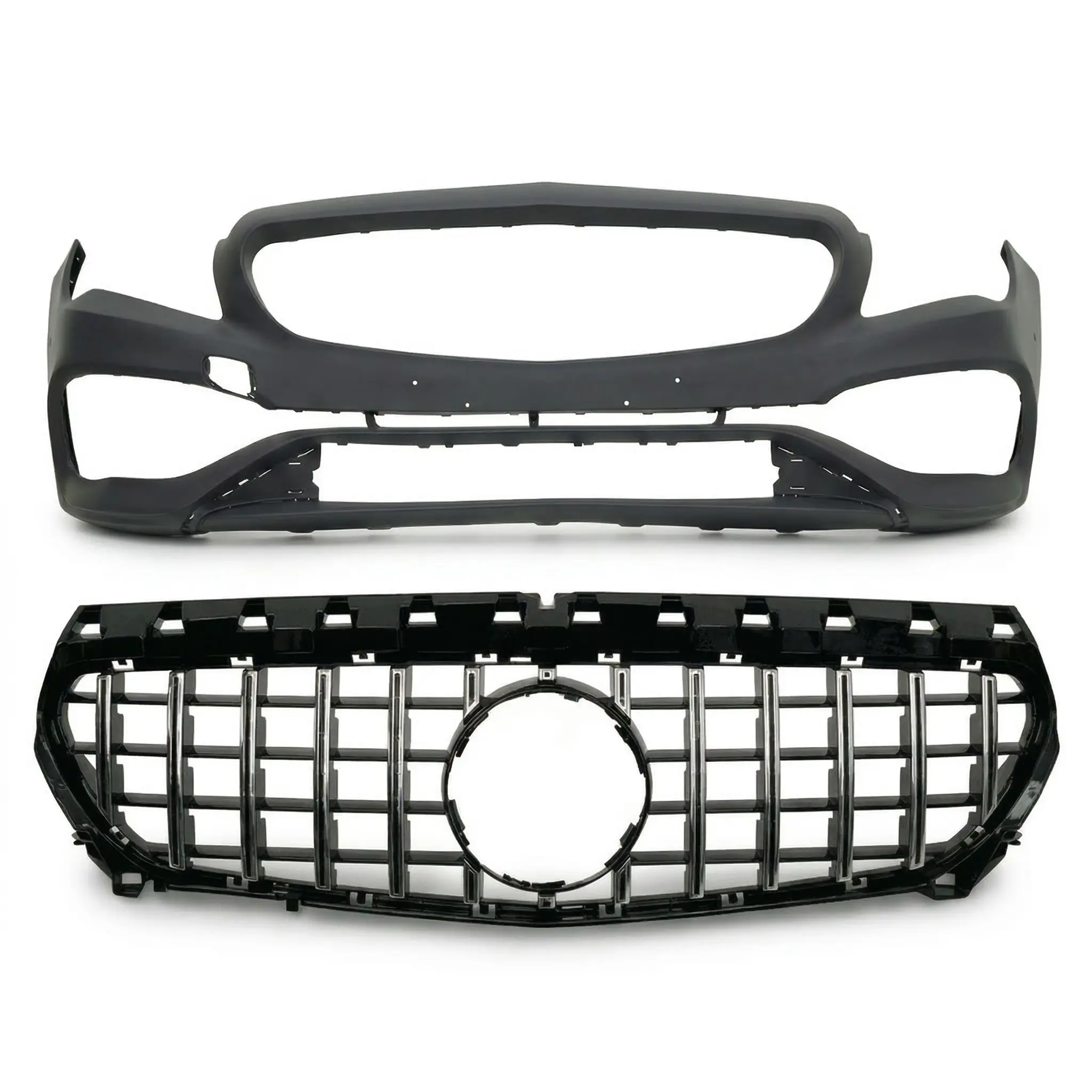 W176 A45 Front Bumper with Grill (2015–2018)